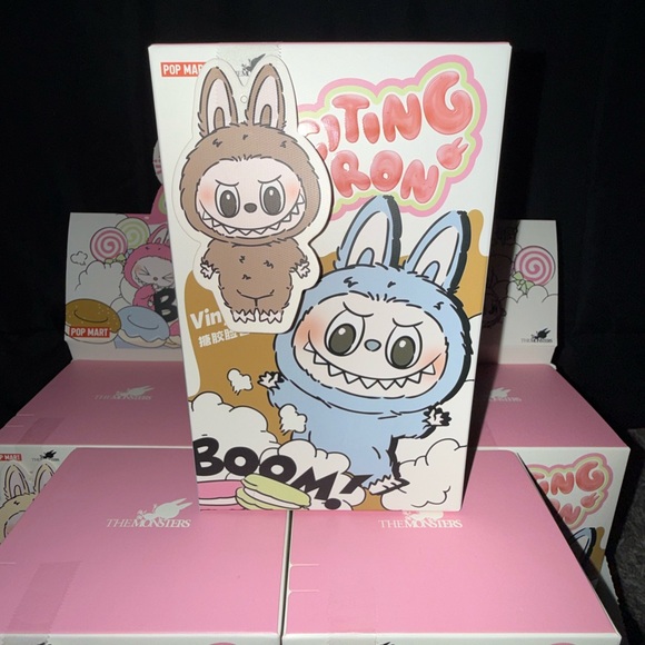 THE MONSTERS “EXCITING MACARON” LABUBU VINYL FACE ✨ FULL SET / WHOLE CASE ✨ - Picture 7 of 9